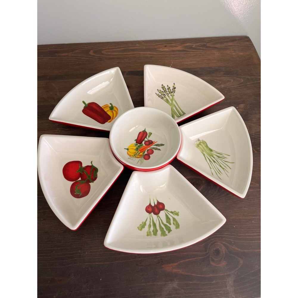 Vintage Italian Ceramic Vegetable Serving Set